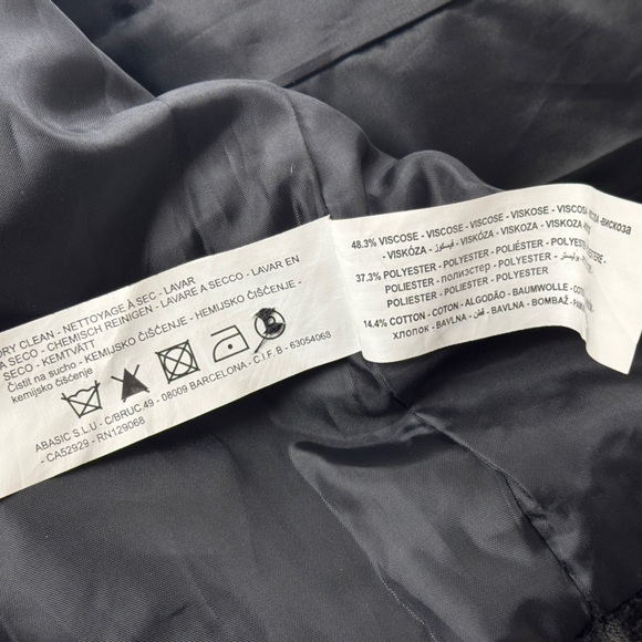 Desigual Black Brocade Coat - Picture 11 of 11